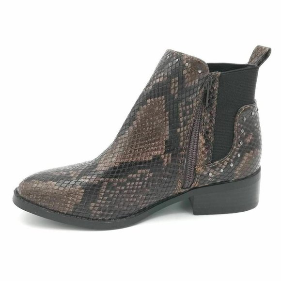 Steve Madden Girls Jcase Ankle Booties‎ Brown 5 - Picture 1 of 7